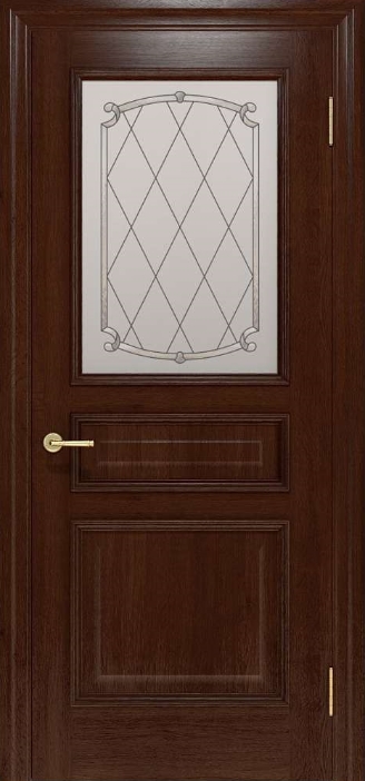 Дверне полотно Interia I 021 від ТМ Status Doors Шоколадний432